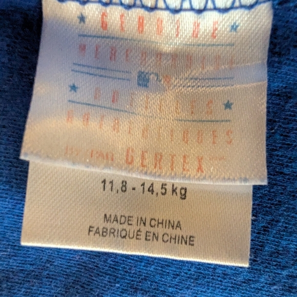 Blue Jays Snugabye Convert-A-Foot Sleeper  Unisex Sz 24 Months 26-32 Lbs - Picture 4 of 12